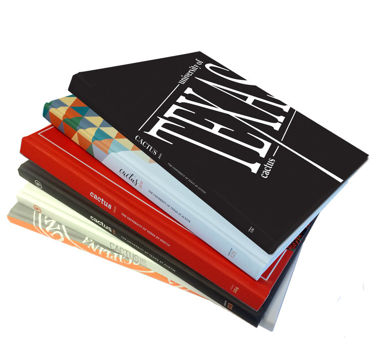 PreviousCacti Stack of previous Cactus yearbooks